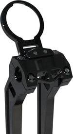 LA Choppers Single Gauge Mount for Performance Risers For Harley Davidson FLD 1690 2012-2013 - Black