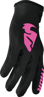 Thor Womens Sector Gloves - Black Pink