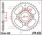 JT Sprocket For Yamaha RD 125 LC 1982-1987 Rear 49T