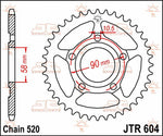 JT Sprocket For Honda CRM125 R 1990-1999 Rear 36T