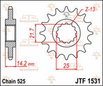 JT Sprocket For Kawasaki ZR 750 1995-1999 Front 15T