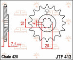 JT Sprocket For Suzuki RM80 1986-1988 Front 12T