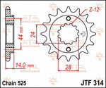 JT Sprocket For Honda XRV 750 1990-2003 Front 16T