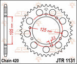JT Sprocket For Yamaha DT 50 R 2004-2006 Rear Black 48T