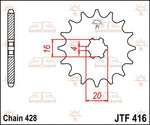 JT Sprocket For Yamaha DT 125 E 1974 Front 14T