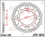 JT Sprocket For Yamaha XVS 125 2000-2004 Rear 59T