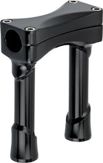 Biltwell Murdock O S Risers 15 cm (6") - Black Satin