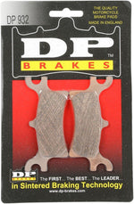 DP Brakes ATV/UTV Sintered Metal Brake Pads For Polaris ATP 500 HO 4X4 Rear