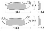 SBS HS Street Excel Sintered Front Brake Pads For Honda CBF 125 2009-2015