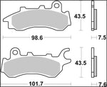 Brembo CC Prime Carbon Ceramic Brake Pads For Honda CB 125F 2017-2021 Front