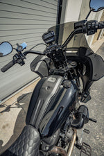 Slyfox Carbon Fibre Dash Panel For Harley Davidson FXLRS 1923 ABS 2022-2024 - Black Matte
