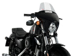 Puig Batwing Touring Screen For Harley Davidson Sportster Forty Eight XL1200X 2015-2020 - Light Smoke