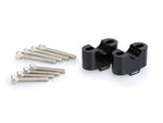 Puig 20mm Handlebar Risers For 22mm Bars For Honda CB750 Hornet 2023-2025 - Black