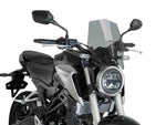 Puig New Generation Sport Screen For Honda CB125 R Neo Sports Cafe 2018-2023 - Dark Smoke