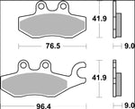 Brembo Carbon Ceramic Prime Line Brake Pad For Piaggio X10 125 I.E. ABS 2013-2015 Rear