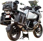 Kuryakyn Torke 24L Universal Saddlebag Set - Black/Grey