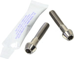Pro Bolt Brake Caliper Pinch Bolt Set Titanium For Aprilia RSV4 1000 RF ABS 2015-2018 Rear - Silver