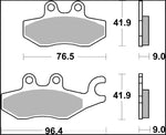 Brembo XS Prime Sintered Brake Pads For Piaggio Medley 125 I-GET ABS 2024-2026 Fit Front Or Rear