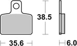 SBS RSI Rear Brake Pads For Jotagas JT 125 2014-2017