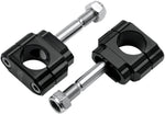 Renthal Rubber-Mounted Handlebar Clamp For Kawasaki KLX230R S - Black