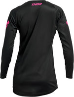 Thor Womens Sector Minimal Jersey - Black Pink