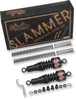 Burly Slammer Kit For Harley Davidson XL 1200 C 2004-2015 Rear Lowers 63.50 mm (2.50") - Black
