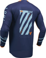 Thor Launchmode Futura Jersey - Light Blue/Navy/Orange