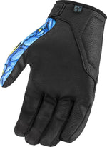 Icon Hooligan Kryola Kreep Gloves - Black Blue Yellow