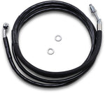 Drag Specialties Stainless Steel Hydraulic Clutch Hose For Harley Davidson FLTRU 1750 2017-2018 198.5 cm - Vinyl-Coat Black