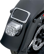 Drag Specialties Web LED Taillights With Top Tag Light For Harley Davidson FLHR 1450 1999-2003 Rear Smoke
