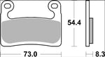 Brembo SR Xtra Sintered Brake Pads For BMW R 1250 GS ABS 2019-2024 Front