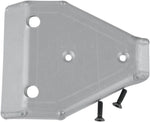 Moose Racing Bullet Line Heavy Duty Swingarm Skid Plate For Kawasaki KFX400 2X4 2003-2006 - Anodized