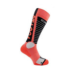 Sidi 2026 Rapidus Motorcycle Socks - Black/Grey/Coral