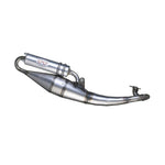 LeoVince Hand Made TT Stainless Steel Full Exhaust System For Piaggio NRG DD 50 LC 2005-2006 - Silver