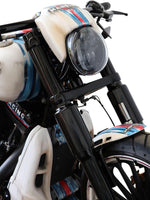 Cult Werk Night Rod Style Headlight Kit For Harley Davidson FXSB 1690 2013 - Raw Black