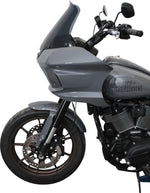 Klock Werks Flare Windshield For Harley Davidson FXLRST 1923 2022-2025 25.5 cm (10") - Dark Smoke