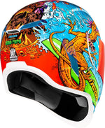 Icon Unisex Airform Dino Fury Helmet - Blue
