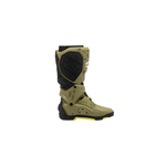 Sidi Crossair X Motocross Boots - Olive Green/Fluro Yellow