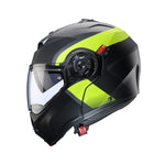 Caberg Duke Evo Indy Matt Gun Metal Yellow Fluo Black Helmet