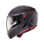 Caberg Horus X Ray Flip Front Motorcycle Helmet - Black/Grey/Red