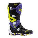 Sidi Crossair X Motocross Boots - Black/Violet