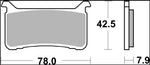 Brembo RC Carbon Ceramic Racing Upgrade Line Brake Pads For Honda CB1000R ABS Neo Sports Cafe 2018-2024 Front