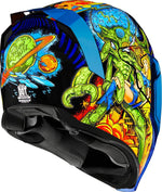 Icon Unisex Airflite Bugoid Blitz Helmet - Blue