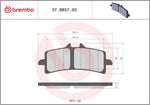 Brembo Prime Sintered Genuine Brake Pads For Ducati 1098 2007-2008 Front
