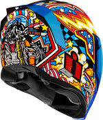 Icon Unisex Airflite Flyboy Helmet - Blue