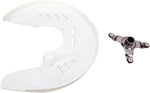 UFO Front Brake Disc Protector For Kawasaki KXF250 2013-2020 - White