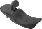 Drag Specialties Low Profile Pillow Touring Seat For Harley Davidson FLHR 1340 1997-1998 - Black