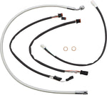 Magnum Shielding Sterling Chromite II Designer Handlebar Cable Install Kit For Harley Davidson FLHR 1750 2021-2022 38 - 43cm (15" - 17") - Chrome Clear-Coated
