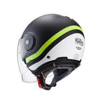 Caberg Uptown Chrono Helmet Matt Black/Yellow/Fluro