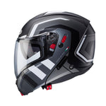 Caberg Horus X Road Matt Black Gun Metal White Helmet
